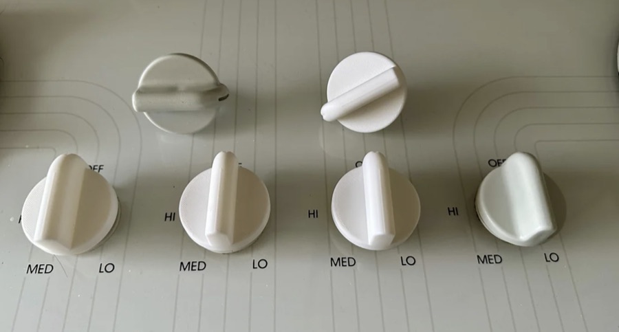 3D printed replacement knob reference for 3D printing