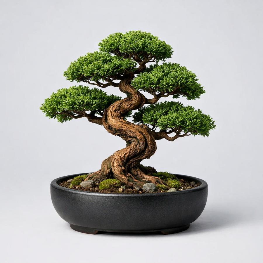 Bonsai tree source image used for image-to-3D generation