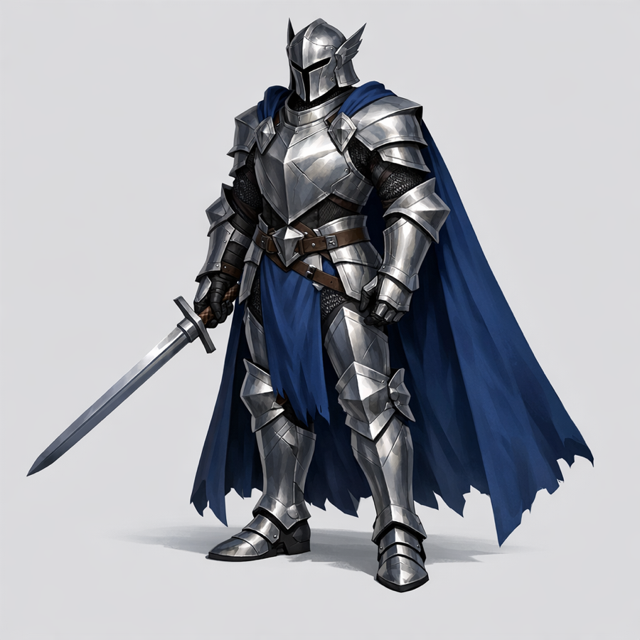 Fantasy character source image used for image-to-3D generation